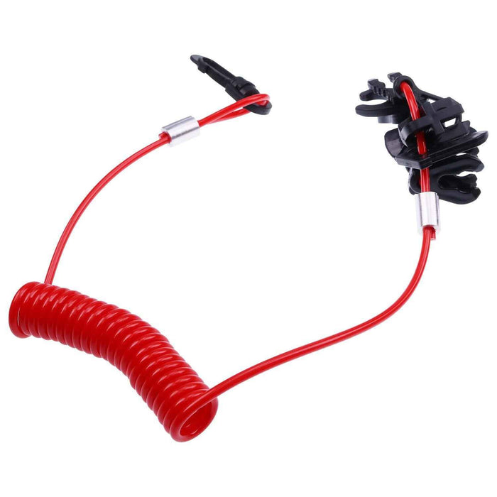 DURAFORCE 11 Key Safety Stop Switch Lanyard For Yamaha Honda Tohatsu Boat Motor Outboards