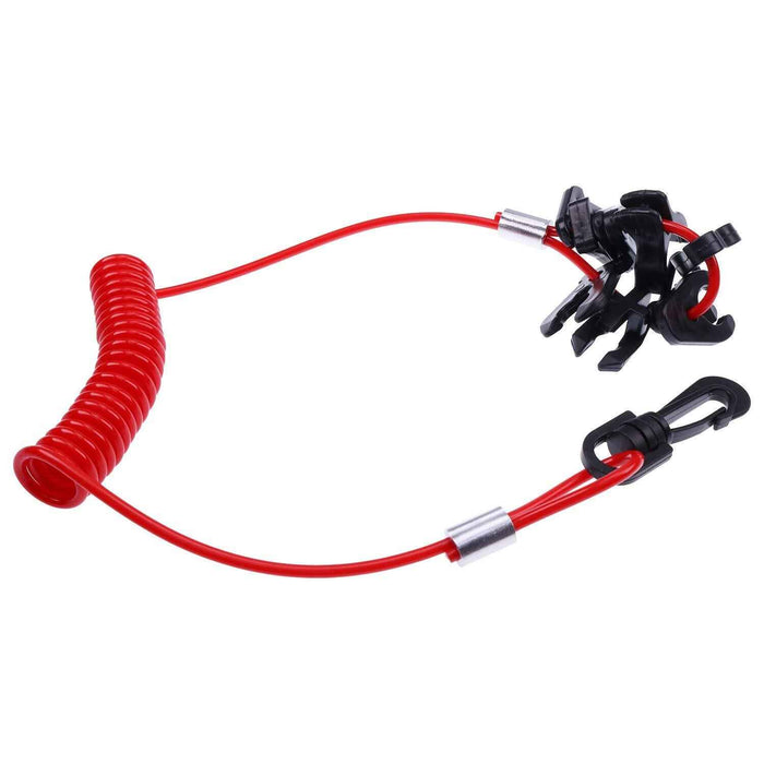 DURAFORCE 11 Key Safety Stop Switch Lanyard For Yamaha Honda Tohatsu Boat Motor Outboards
