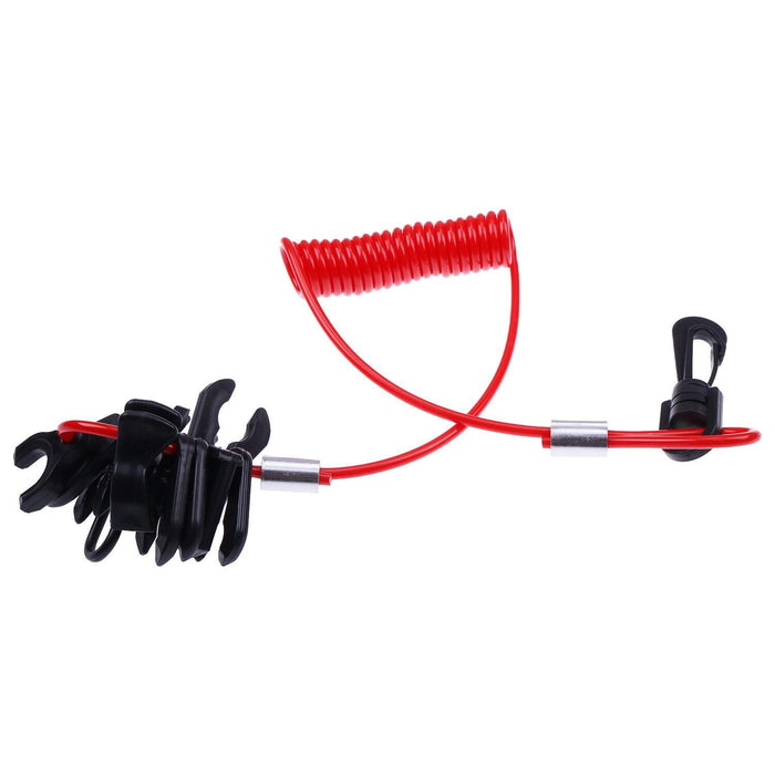 DURAFORCE 11 Key Safety Stop Switch Lanyard For Yamaha Honda Tohatsu Boat Motor Outboards