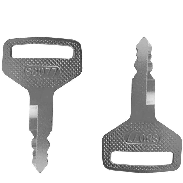 DURAFORCE 4PCS Keys S8077 36919-75190 for Kubota M Series M6040DTC M4900 M5040DTC M8200 +