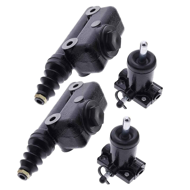 DURAFORCE 2pc Brake Master & Slave Cylinder Kit for Case Fork Lift Backhoe 450C 480C 580C