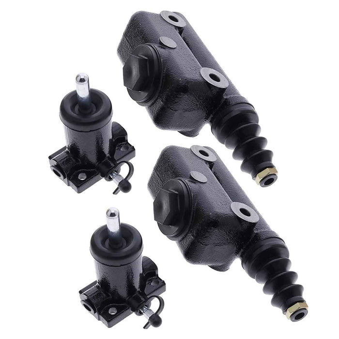 DURAFORCE 2pc Brake Master & Slave Cylinder Kit for Case Fork Lift Backhoe 450C 480C 580C