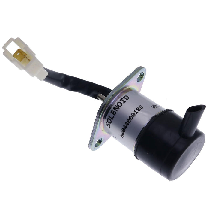 DURAFORCE 12V Fuel Shutoff Solenoid Fit For Kubota Tractor ZD25F ZD28 ZD28F