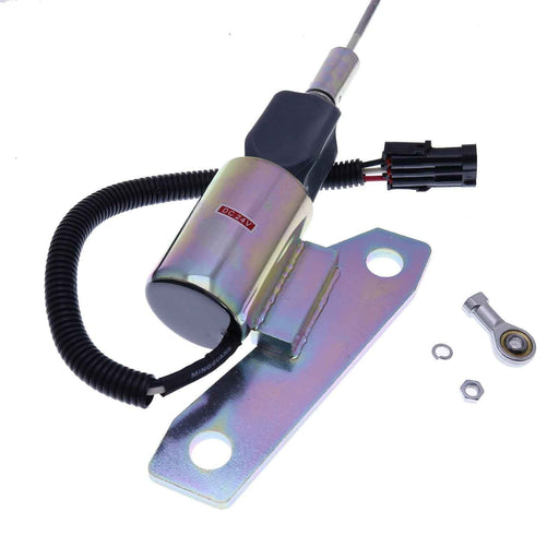 DURAFORCE New 3991625 5267132 New Fuel Shut Off Solenoid 24V For Cummins 6BT 5.9L Engine