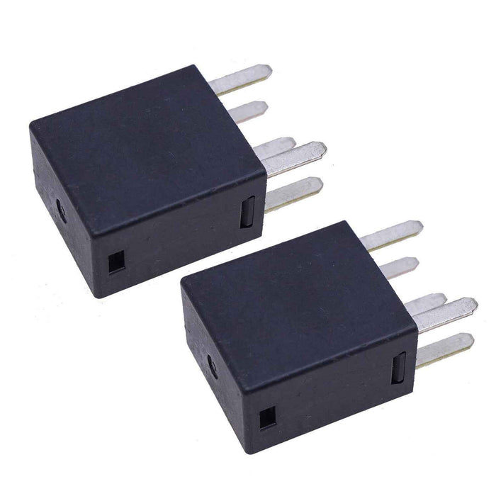 DURAFORCE Automotive Relay 301-1C-C-R1-U01-12VDC For Song Chuan SPDT 35A 12VDC 2-Pack