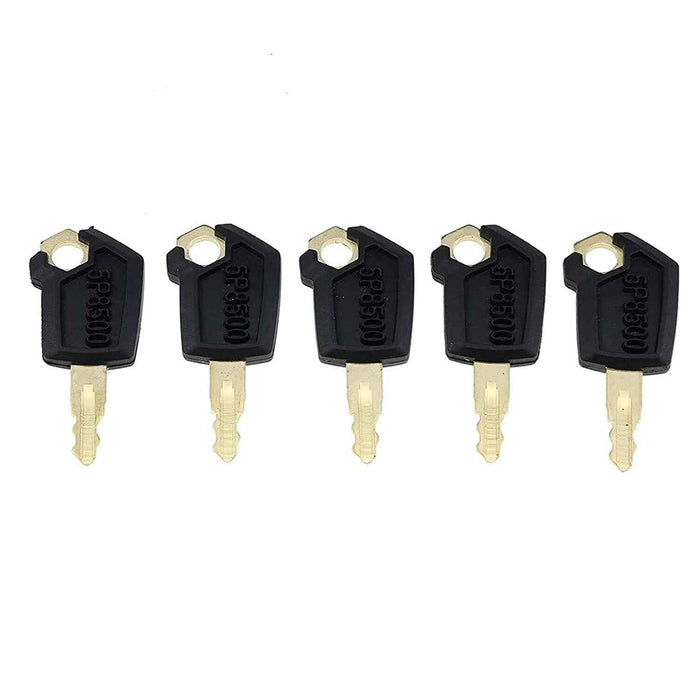 DURAFORCE 5 Keys For Caterpillar Equipment Ignition Key CAT 5P8500 Excavator Paver Dozer