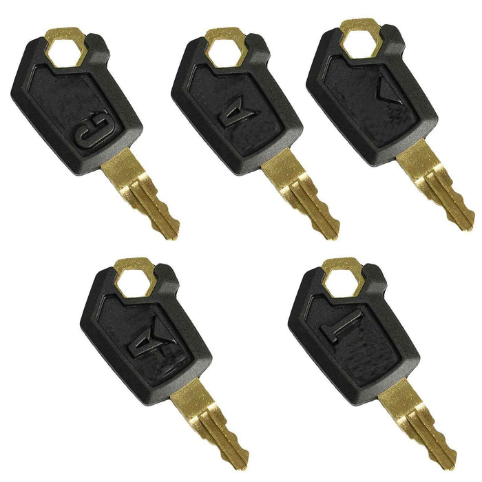 DURAFORCE 5 Keys For Caterpillar Equipment Ignition Key CAT 5P8500 Excavator Paver Dozer