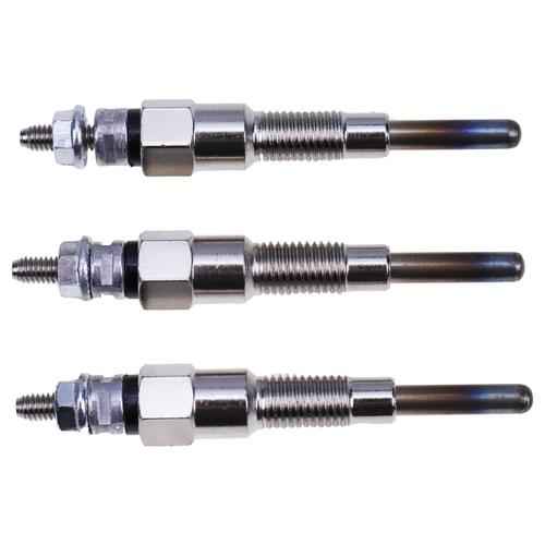 DURAFORCE 3 Pcs Glow Plug for Kubota B2400 B2400 B2400 B1700 B1700 B1700 Bobcat 543 553