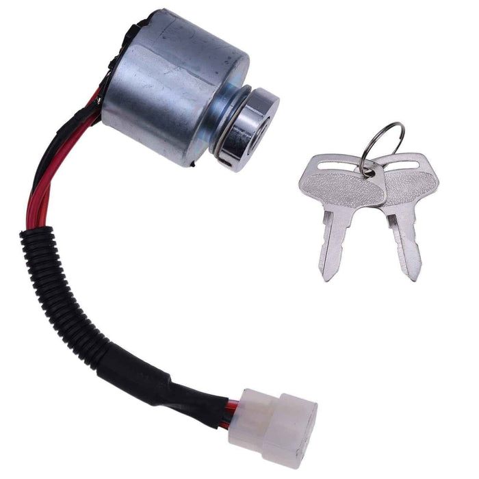 DURAFORCE Ignition Switch w/ keys 66101-55200 For Kubota BX22 BX23 BX1800 BX1830 BX2200