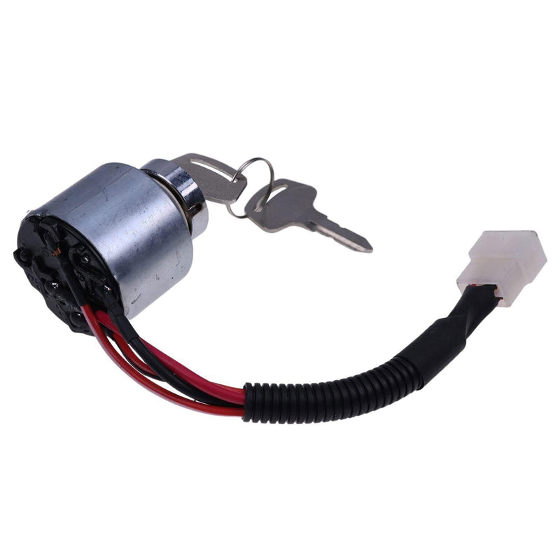 DURAFORCE Ignition Switch w/ keys 66101-55200 For Kubota BX22 BX23 BX1800 BX1830 BX2200