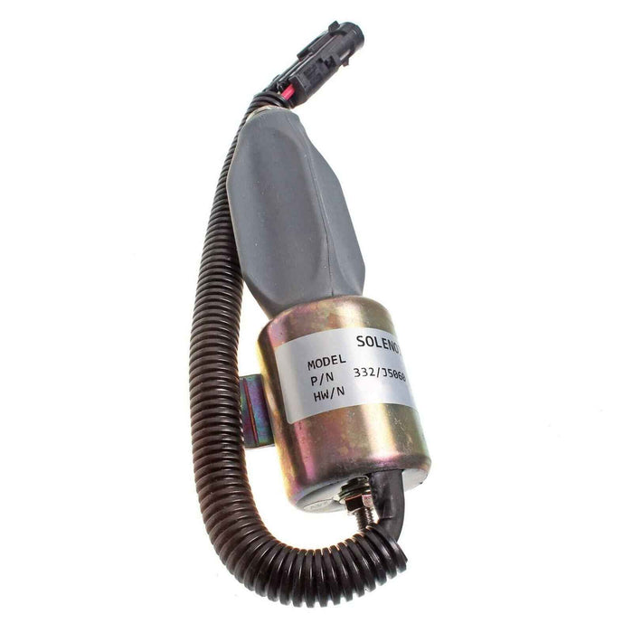 DURAFORCE 24V Fuel Stop Solenoid Valve 332/J5060 for JCB JS130 JS160 JS180 Stopper Motor