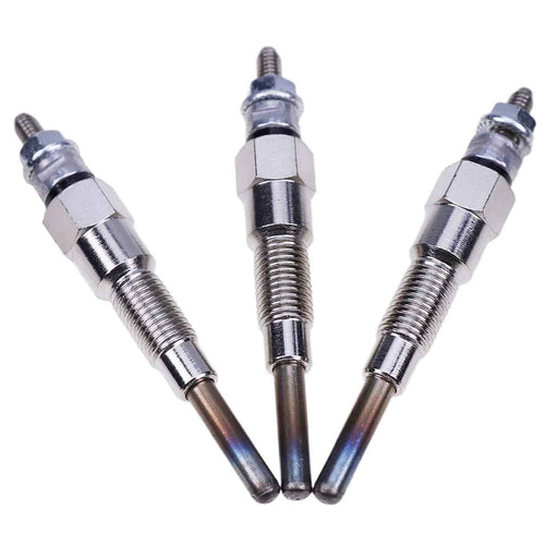 DURAFORCE 3PK Glow Plugs for Kubota BX1830D BX1850D BX2200D BX2360 BX23D BX24D BX25D