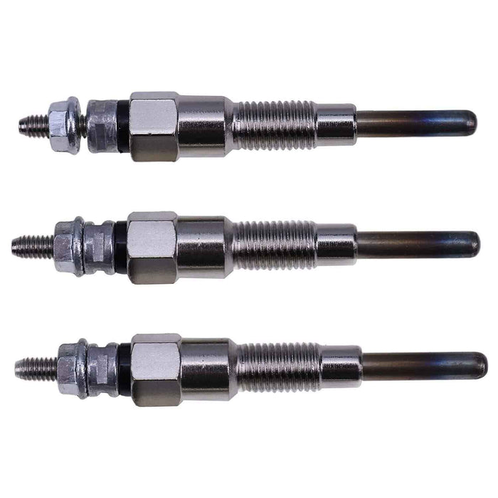DURAFORCE 3PK Glow Plugs for Kubota BX1830D BX1850D BX2200D BX2360 BX23D BX24D BX25D