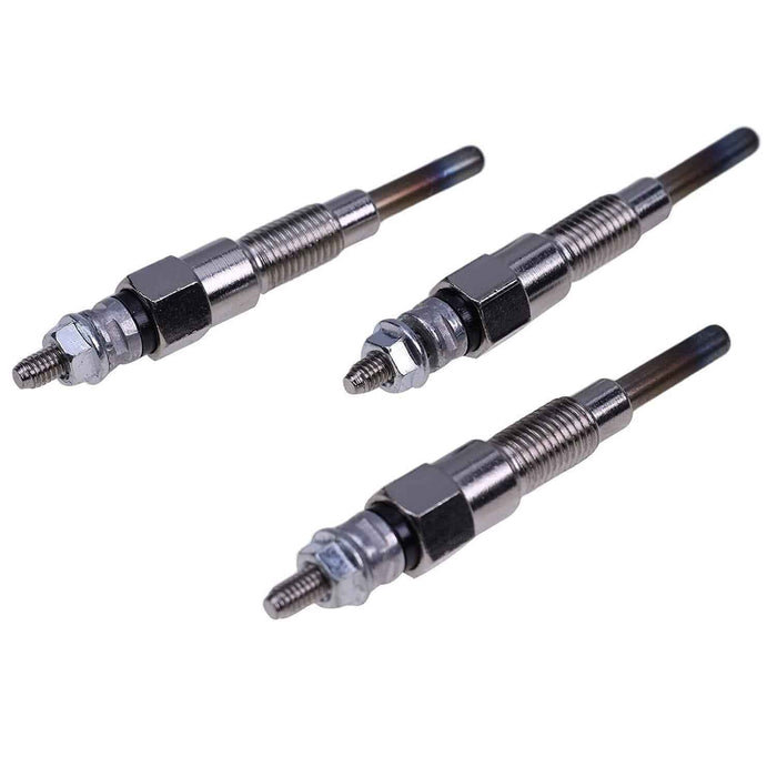 DURAFORCE 3PK Glow Plugs for Kubota BX1830D BX1850D BX2200D BX2360 BX23D BX24D BX25D