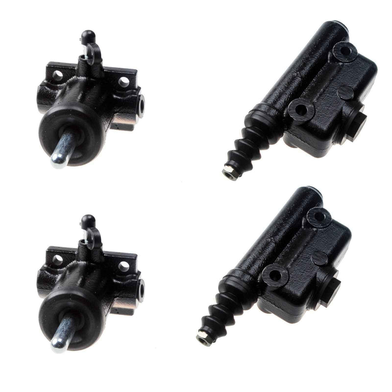 DURAFORCE 2X Brake Master &Slave Cylinder Kit for Case 450C 580B 480B 580C 584D 585D 586E