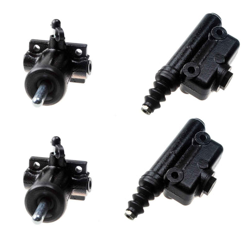 DURAFORCE 2X Brake Master &Slave Cylinder Kit for Case 450C 580B 480B 580C 584D 585D 586E