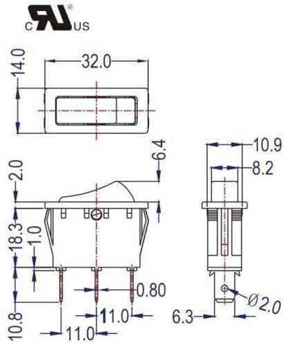 DURAFORCE For Delta On/Off Power Switch Rocker Grinder Belt Disc Sander 1320151 1340646