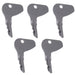 DURAFORCE 5PCS Keys For Mahindra Tractor 2015 2615 3015 2216 2816 Replaces 27800501200