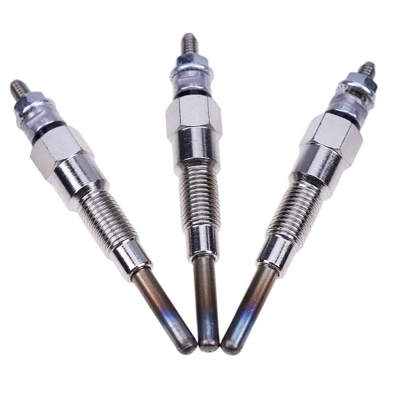 DURAFORCE 3PCS Glow Plug for Kubota D905 D1005 D1105 V1505 V1305 Z482 RTV900 RTV1100