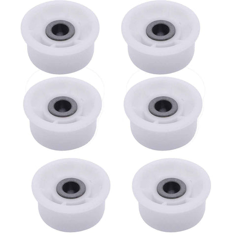 DURAFORCE 6 Pack DC97-07509B Fit For Samsung Dryer Idler Pulley Wheel only