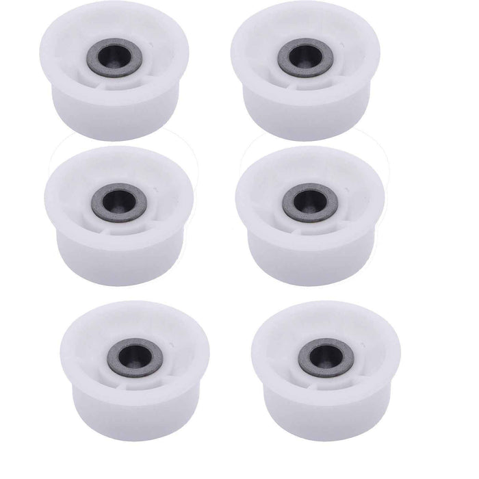 DURAFORCE 6 Pack DC97-07509B Fit For Samsung Dryer Idler Pulley Wheel only
