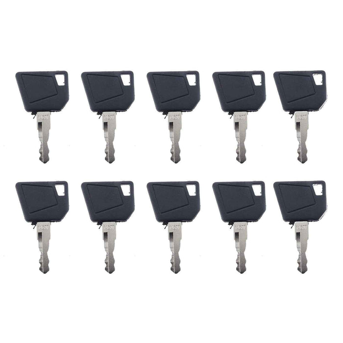 DURAFORCE 10 Keys for JCB Bomag Dynapac Terex Vibromax New Holland NH Ford Moxy Hamm Volvo