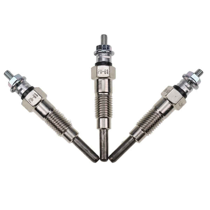 DURAFORCE 3X Glow Plugs 15951-65510 For Kubota B1550 B1750 B2150 KH-36 KH-41 KH-51 F2100