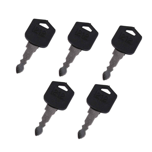 (5) Ignition Keys For Doosan Daewoo Forklift D25 D35 G25 G35 # 212, D554212