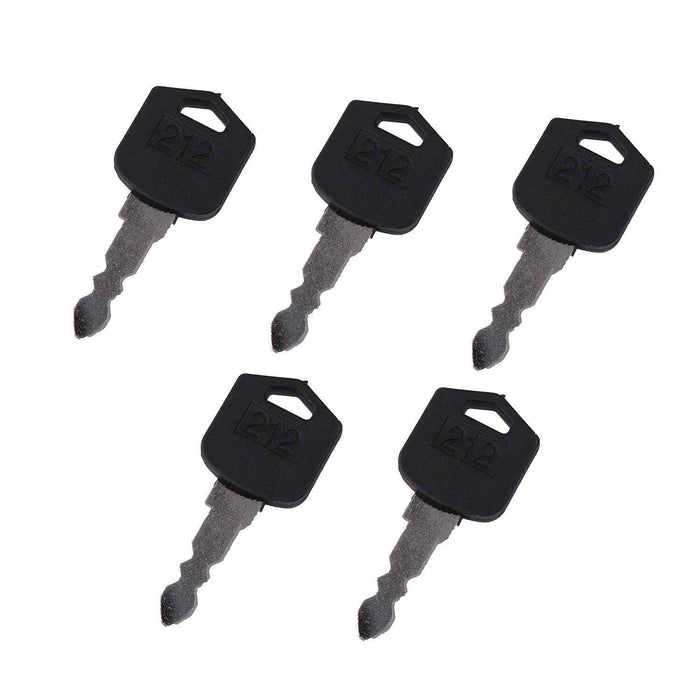 (5) Ignition Keys For Doosan Daewoo Forklift D25 D35 G25 G35 # 212, D554212
