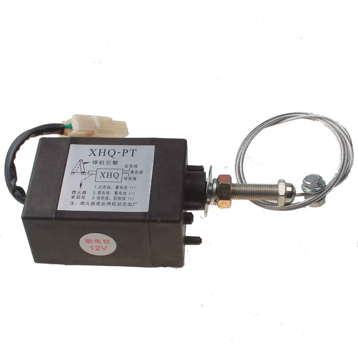 DURAFORCE NEW Engine Flame Out Device engine stop solenoid XHQ-PT 12V XHQPT12