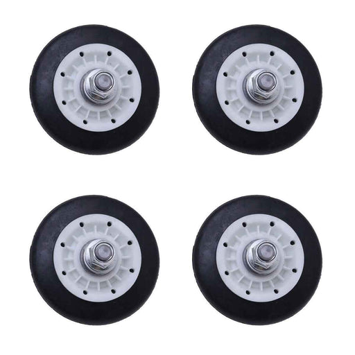 DURAFORCE 4581EL2002C 4581EL3001A (4-Pack) Drum Support Roller Assembly for LG Dryers