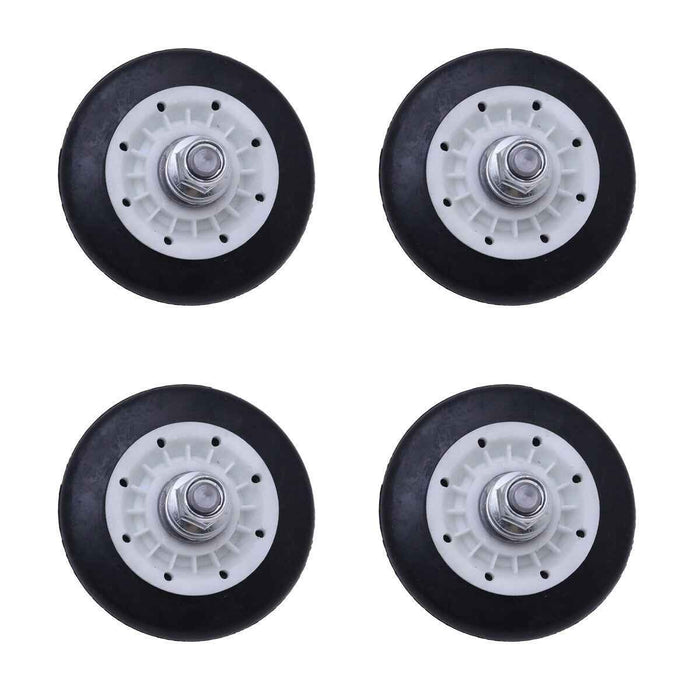 DURAFORCE 4581EL2002C 4581EL3001A (4-Pack) Drum Support Roller Assembly for LG Dryers