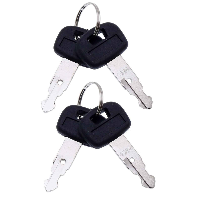 DURAFORCE 4 Ignition Keys 459A RC411-53933 RC461-53930 for Kubota SVL75 SVL75-2 SVL90-2 +
