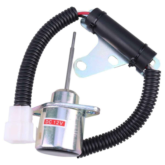 DURAFORCE 12V Shutoff Solenoid 102799601CC for Kubota D722 Bobcat 2200 2200S 2300