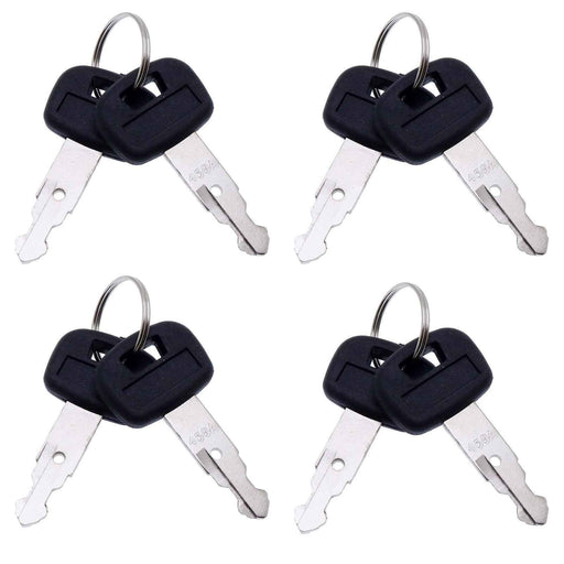 DURAFORCE 8PCS 459A Ignition Key for Kubota Tractor L39 L47 L48 M59 M62