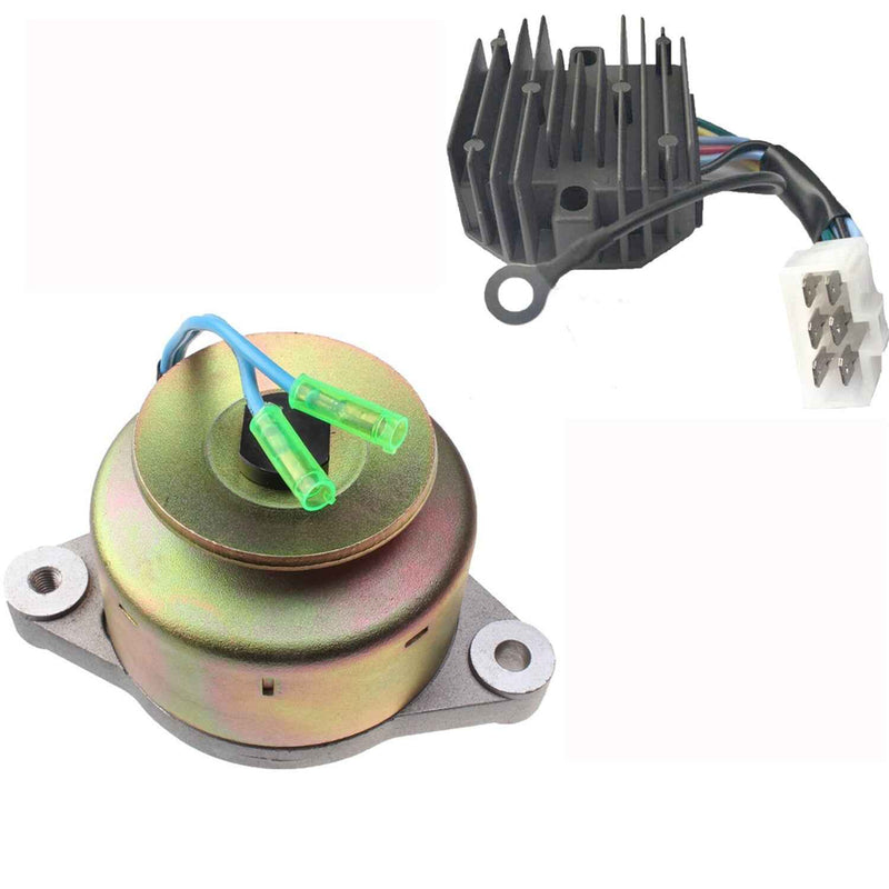 DURAFORCE New Dynamo Alternator Regulator Kit Fits Kubota Tractor G2000 G3200 G4200 G5200