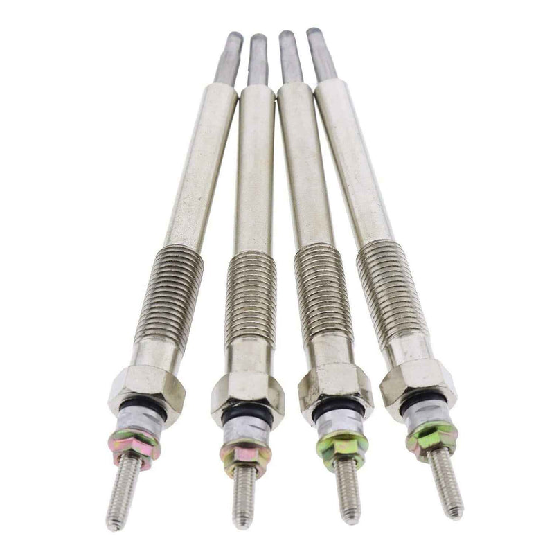 DURAFORCE 4 PCS Glow Plug for Kubota Engine V2203-M-DI V2403-M-DI V2003T-M-DI
