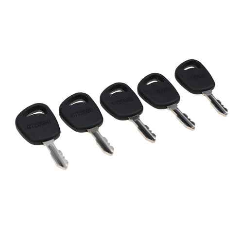 DURAFORCE (5) Ignition Keys GY20680 for John Deere L100 L110L120 LA105 LA125 LA130 LT150