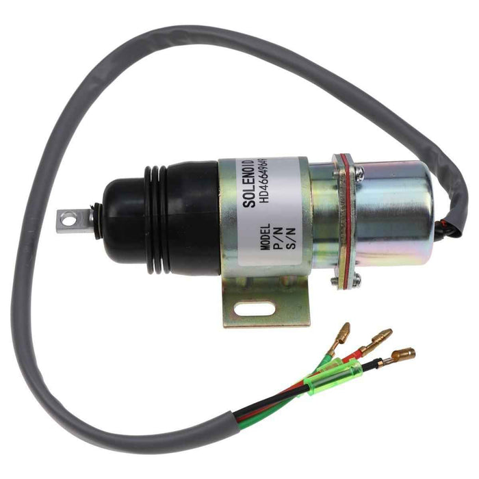 DURAFORCE 12V Stop Solenoid 4281719 for Hitachi EX12 EX15 EX22 EX25 EX30 EX35 EX45 Isuzu