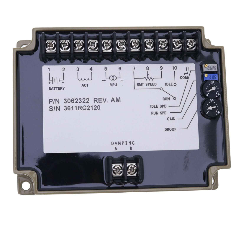 DURAFORCE New Speed Controller 3062322 Generator 12-24V For Cummins KTA50 KTA38 KTA19