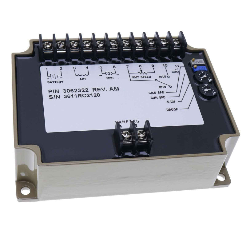 DURAFORCE New Speed Controller 3062322 Generator 12-24V For Cummins KTA50 KTA38 KTA19