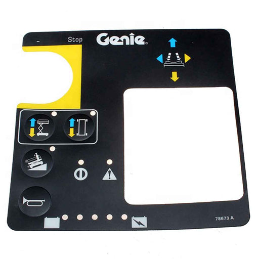 DURAFORCE New Control Box Overlay Decal Touchpad 78673GT for Genie GS-1530 GS-1930 GS-2646