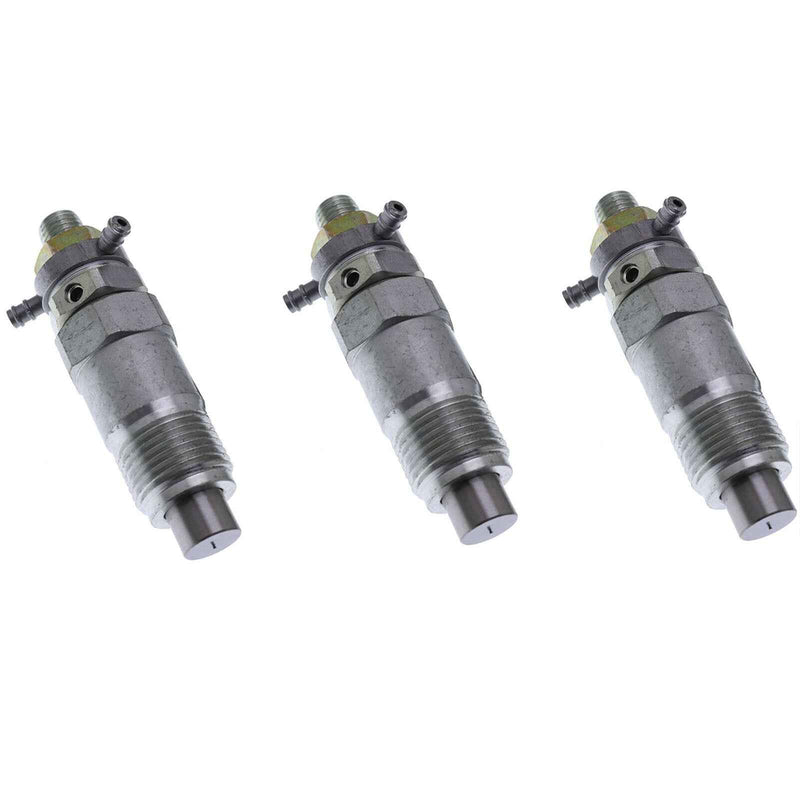 DURAFORCE 3PC Fuel Injectors for Kubota Tractor B1550D B1550E B1550HSTD B1550HSTE B1750D