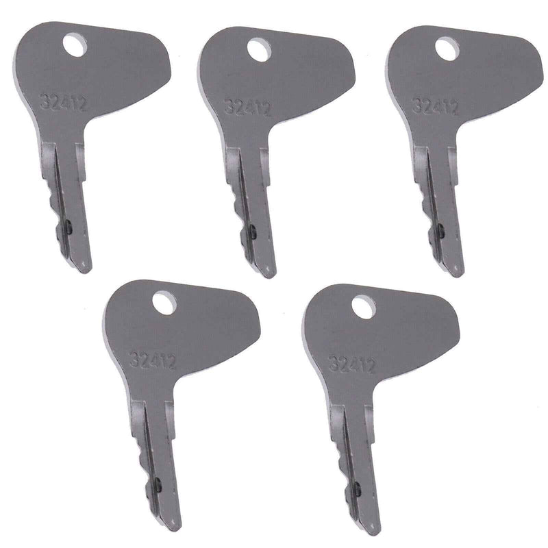 DURAFORCE 5pcs Ignition Key for Kubota Front Mower G3200 G4200 G5200 G6200
