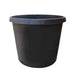 DURAFORCE 15gal 5 Pcs Plant Container Garden Pot Heavy Duty Black Premium Plastic Nursery