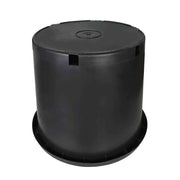 DURAFORCE 15gal 5 Pcs Plant Container Garden Pot Heavy Duty Black Premium Plastic Nursery