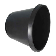 DURAFORCE 15gal 5 Pcs Plant Container Garden Pot Heavy Duty Black Premium Plastic Nursery