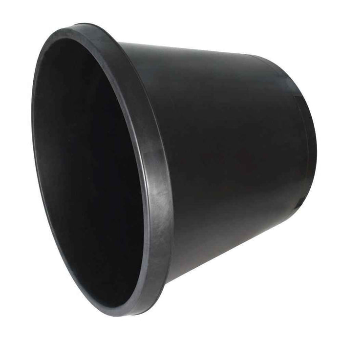 DURAFORCE 15gal 5 Pcs Plant Container Garden Pot Heavy Duty Black Premium Plastic Nursery