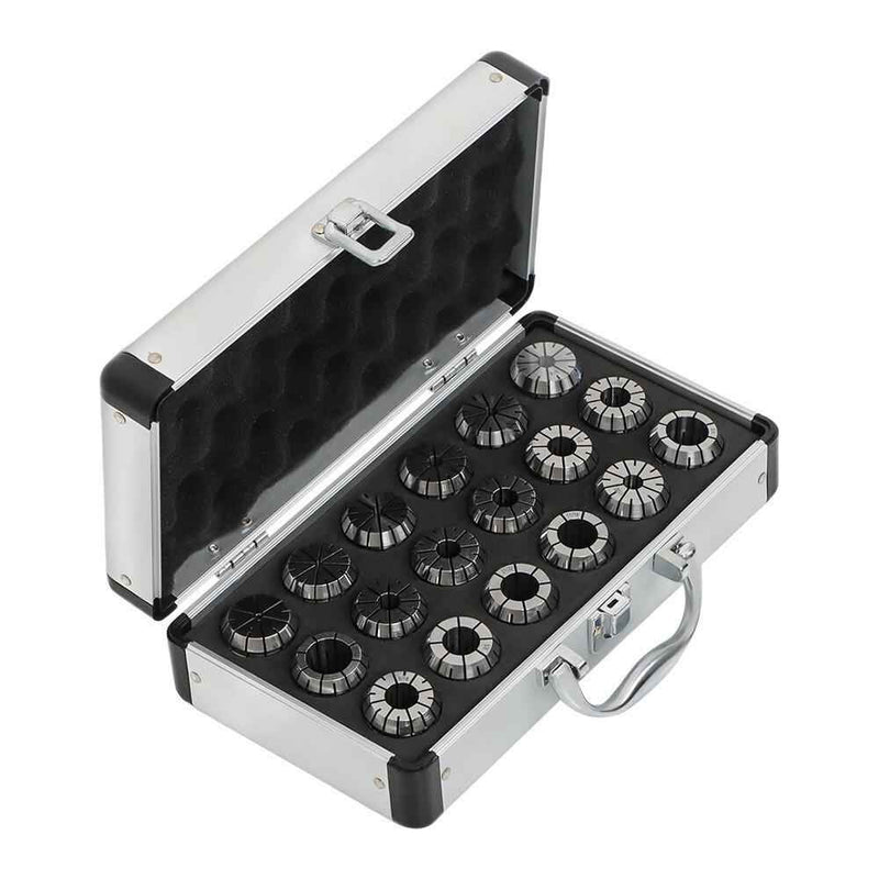 DURAFORCE 18 PCS Sizes 3/32'' To 25/32''.0002" Super Precision ER32 Collet Set CNC