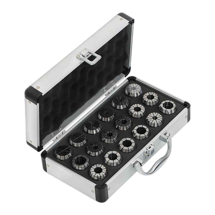 DURAFORCE 18 PCS Sizes 3/32'' To 25/32''.0002" Super Precision ER32 Collet Set CNC